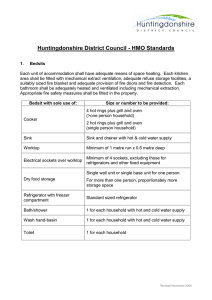 standards for condition - of Huntingdonshire District Council