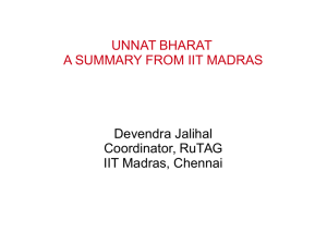 IIT Madras - Unnat Bharat Abhiyan