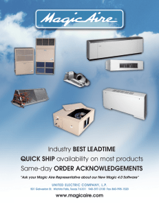 to Magic Aire All Products Brochure