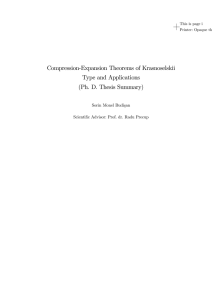 Compression$Expansion Theorems of Krasnoselskii Type and
