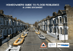 Homeowners Guide to Flood resilience