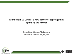 Multilevel STATCOMs - IEEE Power and Energy Society