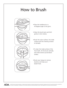How to Brush - American Dental Association