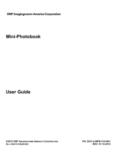 Mini-Photobook User Guide