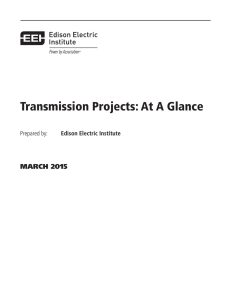 Transmission Projects: At A Glance