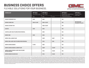 GMC Business Choice Brochure