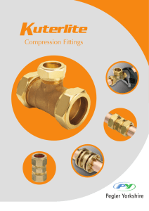 Compression Fittings - RIBA Product Selector