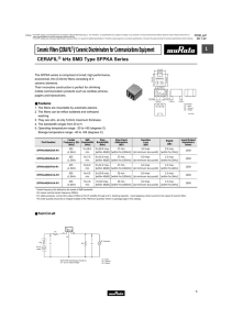 Ceramic Discriminators for Communications Equipment