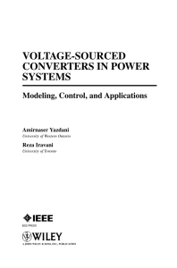 voltage-sourced converters in power systems