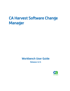 CA Harvest Software Change Manager