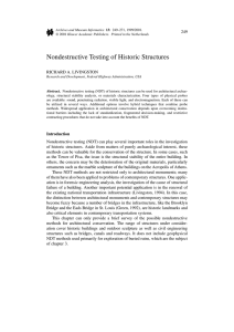 Nondestructive Testing of Historic Structures | SpringerLink