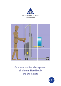 Guidance on the Management of Manual Handling