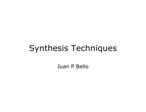 Synthesis Techniques