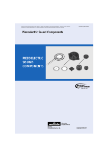 piezoelectric sound components