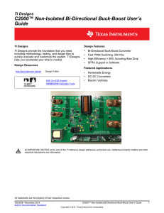 C2000™ Non-Isolated Bi-Directional Buck