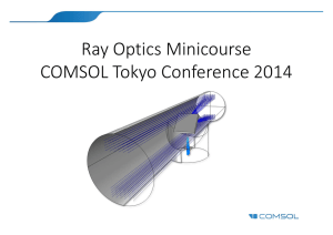 Ray Optics Minicourse