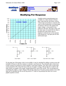 Modifying Pot Response - Electro