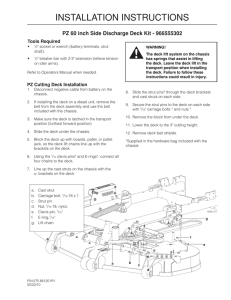 ipl, pz 60 deck kit, 2010-02, zero turn: commercial