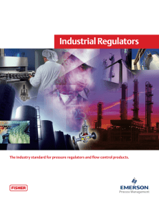 Industrial Regulators - Welcome to Emerson Process Management