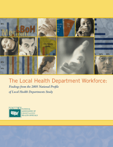 The Local Health Department Workforce - NACCHO