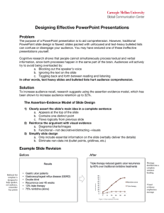 Designing Effective PowerPoint Presentations