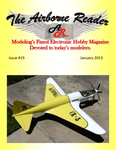 Modeling`s Finest Electronic Hobby Magazine Devoted to today`s