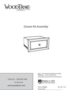 Drawer Kit Assembly