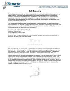 Cell Balancing