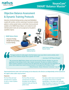 NeuroCom® SMART Balance Master