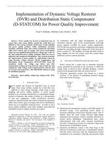 Implementation of Dynamic Voltage Restorer (DVR) and Distribution