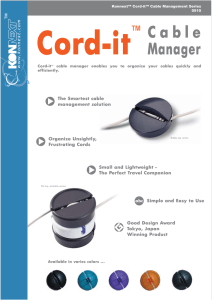 Konnext™ Cord-it™ Cable Managers