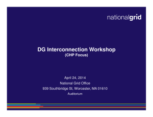 DG Interconnection Workshop
