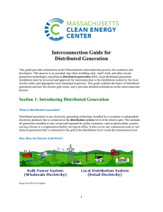 Interconnection Guide for Distributed Generation