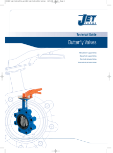 Jet Range Butterfly Valve