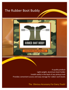 The Rubber Boot Buddy
