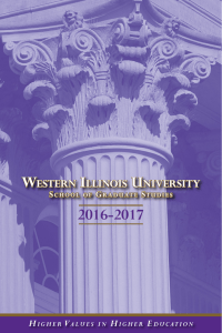 2016-2017 - Western Illinois University