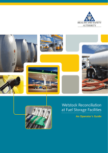 Wetstock Reconciliation at Fuel Storage Facilities