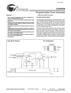 Programmable Clock Generator