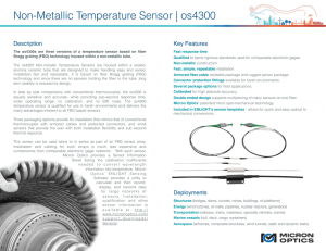 Non-Metallic Temperature Sensor | os4300
