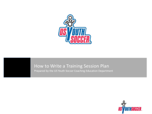 How to Write a Training Session Plan
