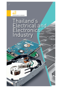 Thailand`s Electrical and Electronics Industry