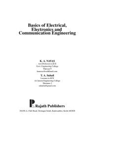 Basics of Electrical, Electronics and Communication