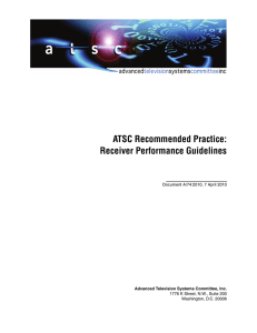 ATSC Recommended Practice: Receiver Performance Guidelines