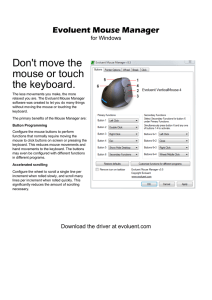 Evoluent Mouse Manager instructions