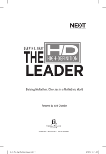 Derwin L. Gray - The HD Leader