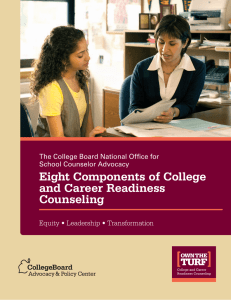 Eight Components of College and Career Readiness Counseling