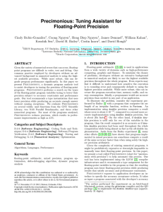 Tuning Assistant for Floating-Point Precision