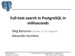 Full-text search in PostgreSQL in milliseconds