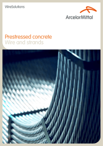 Prestressed concrete Wire and strands