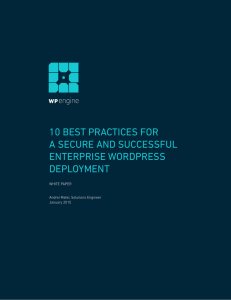 10 Best Practices For A Secure And Successful